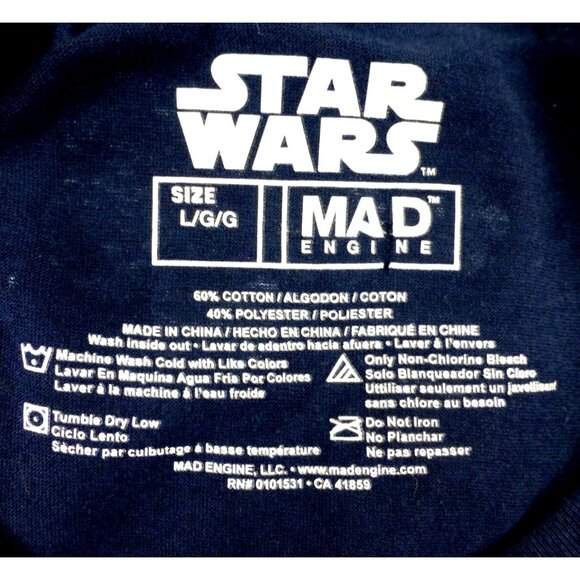 Star Wars Millennium Falcon Floral Hawaiian Button Shirt Large Nerdy Sci Fi Fan - Picture 3 of 9